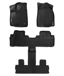 Juego de tapetes SMARTLINER de 3 filas -Negro