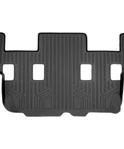 SMARTLINER Tapetes de piso para la tercera fila negro