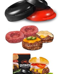 Prensa de hamburguesas Ultimate - 1/4lb, 1/3lb y 1/2lb