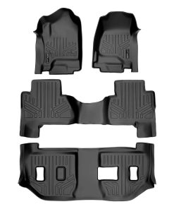 Set de Tapetes de Piso Negro a Medida para 3 Filas