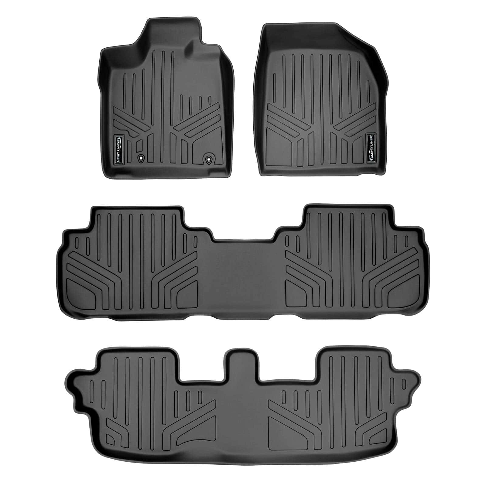 Set de tapetes SMARTLINER a medida para 3 filas de Toyota