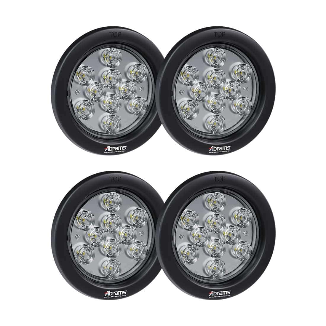 4" Pulgadas Luz Trasera Blanca [10 LED] para Remolque -