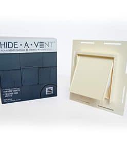 Ventilación Oculta 4" redonda para secadoras y extractores