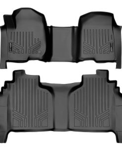 Juego de Tapetes para Piso SMARTLINER de 2 Filas en Negro