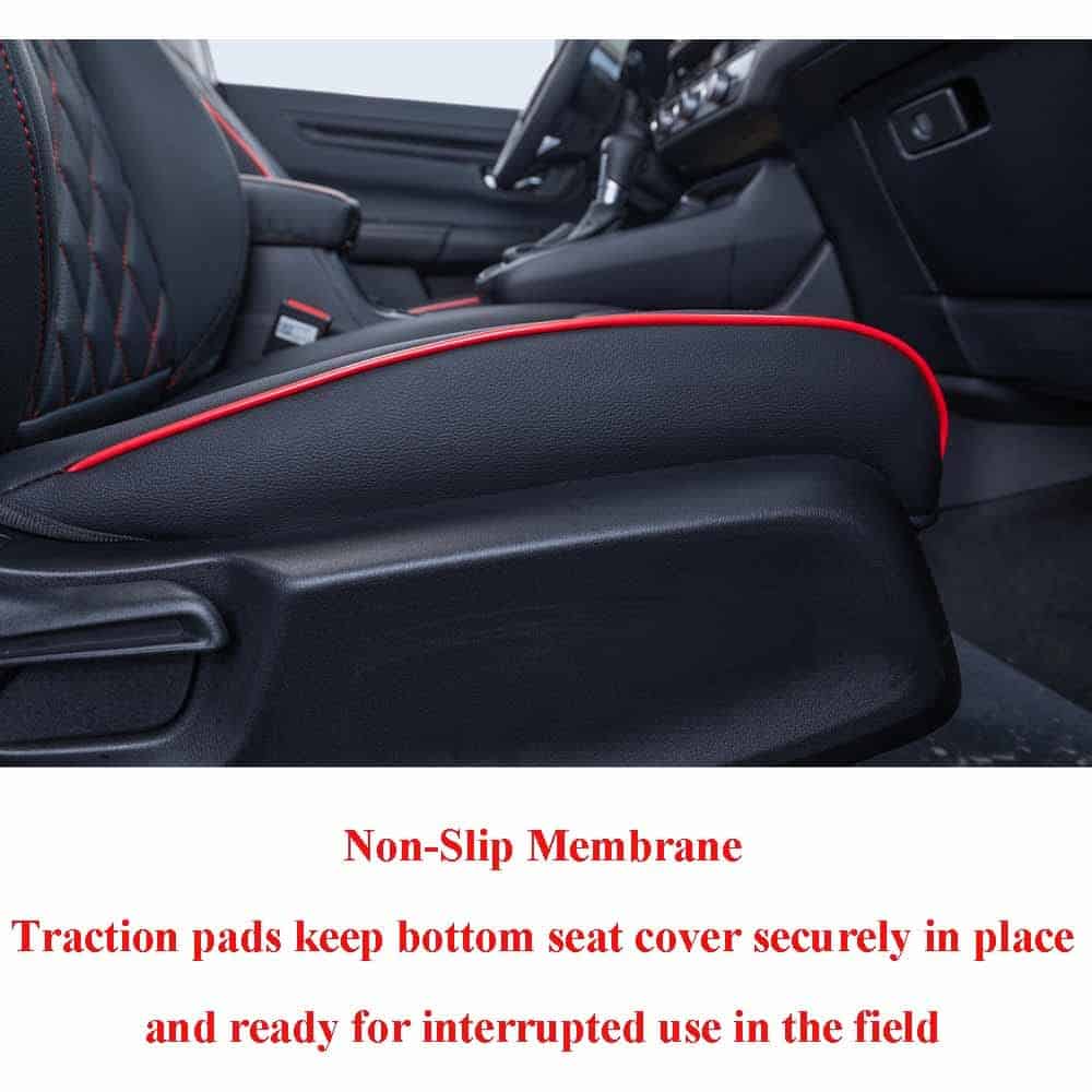 Fundas de asiento EKR Custom Fit para Honda -Negro con Ribet - Imagen 3