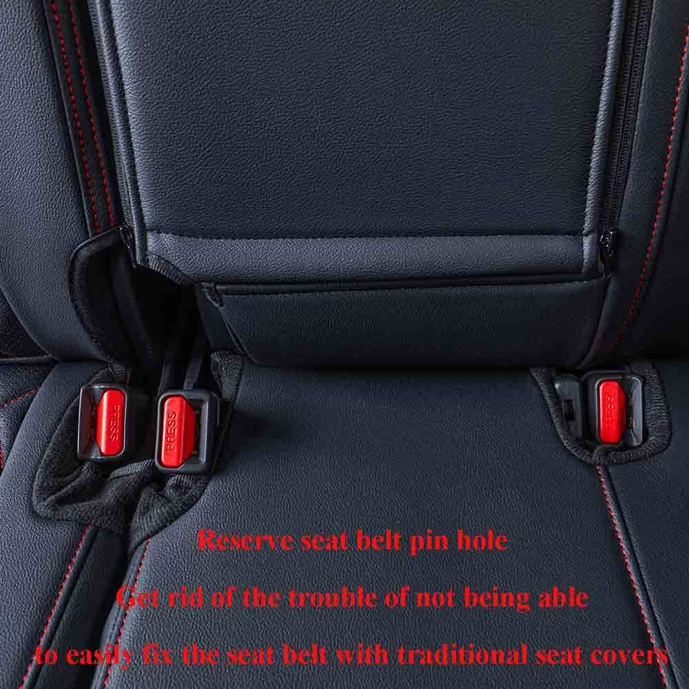 Fundas de asiento EKR Custom Fit para Honda -Negro con Ribet - Imagen 6
