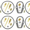 Conjunto de 4 Kit de Reconstrucción de Carburador para