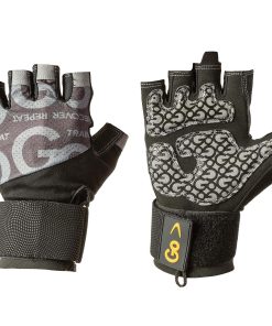 Guantes de Muñeca Envoltura GoFit Pro Gris, XL (GF-GTCW-XL)