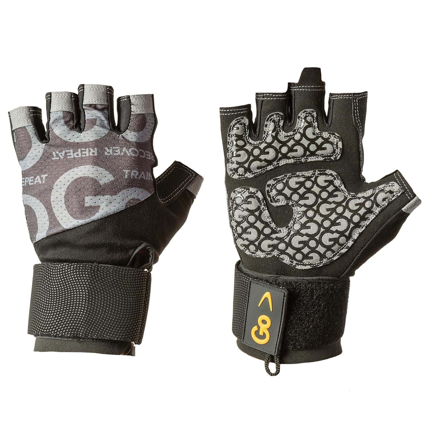 Guantes de Muñeca Envoltura GoFit Pro Gris, XL (GF-GTCW-XL)