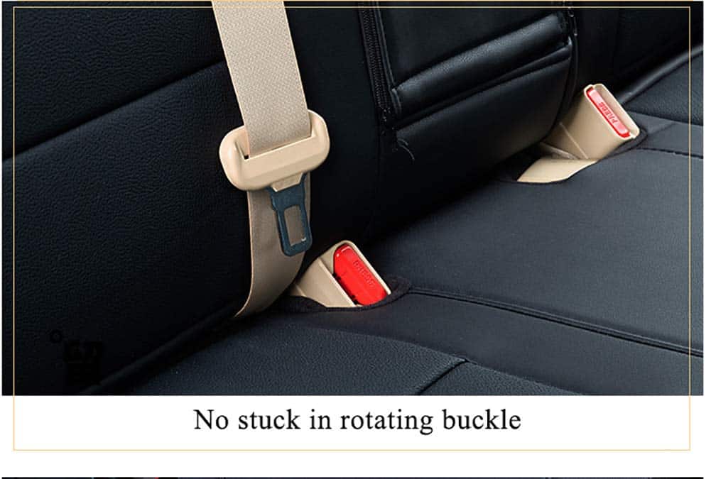 Cubiertas de asiento para automóvil EKR -Negro/Gris - Imagen 5