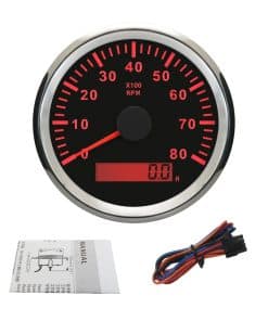 ELING Medidor de RPM del Motor del Coche Tacómetro Contador