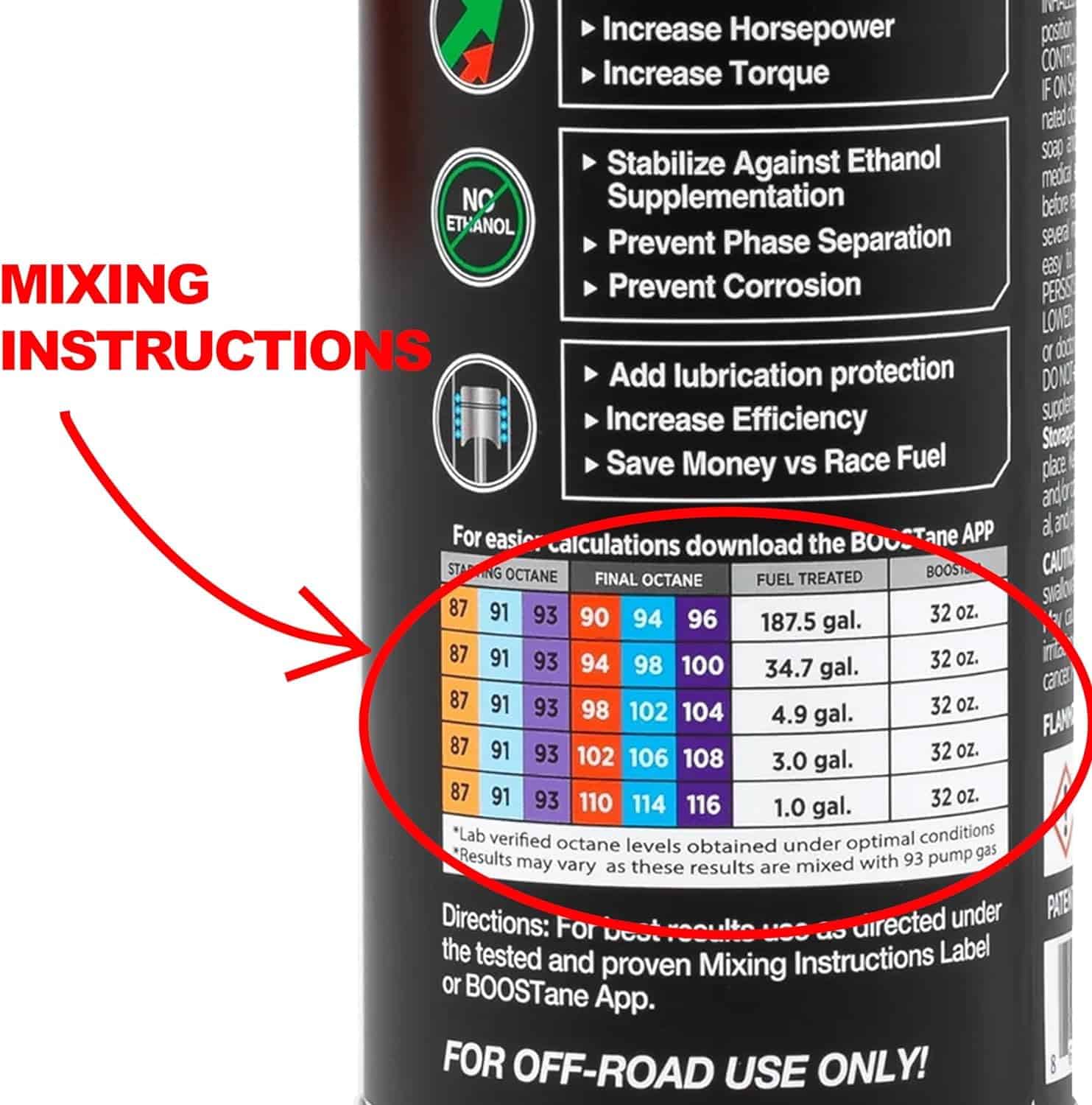 BOOSTane Professional Aumentador de Octanaje 32 oz (Paquete - Imagen 5