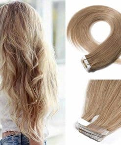 Extensiones de Cabello Tape en Cabello Humano Remy #27