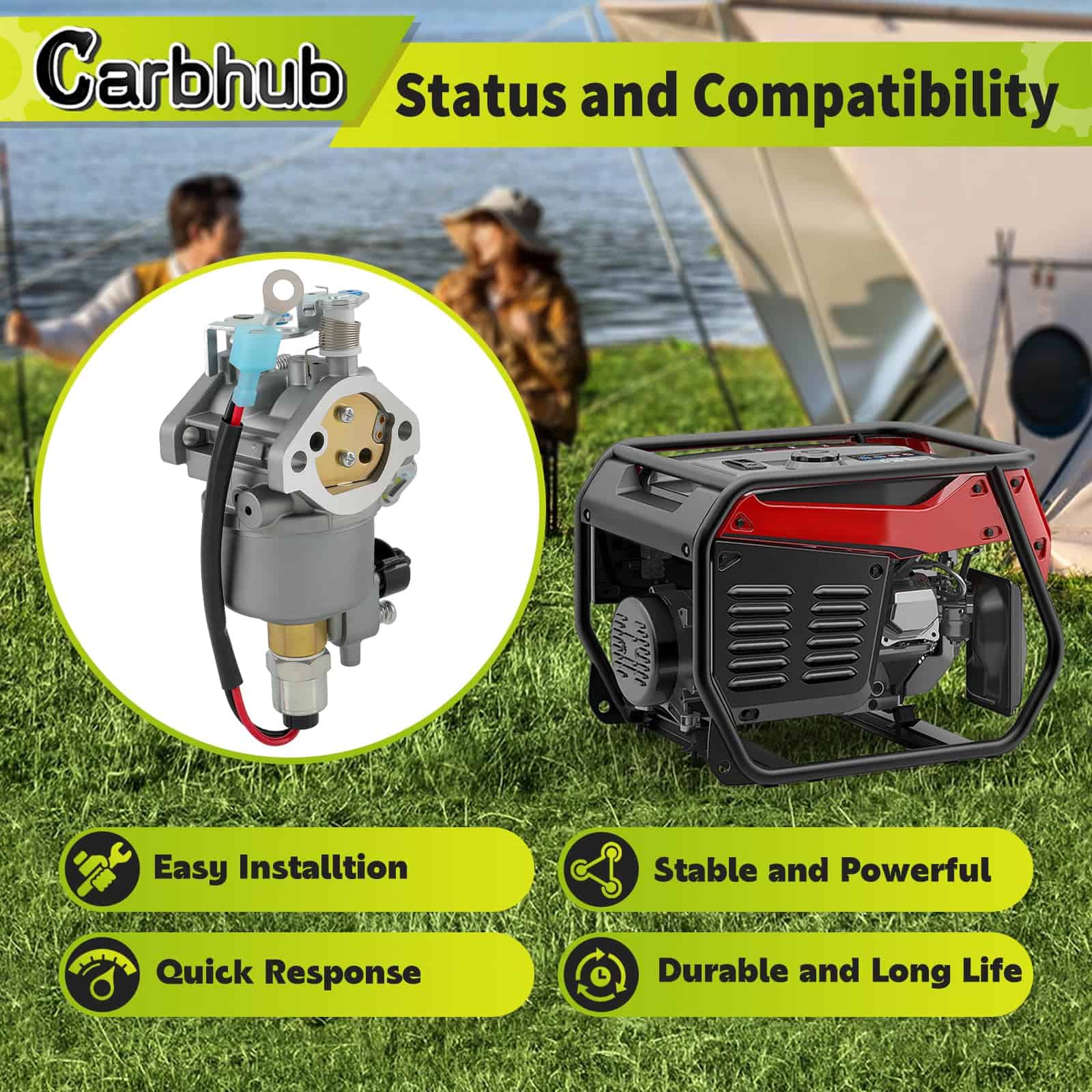 Carburador Carbhub 146-0785 para Onan 146-0785 146-0803, - Imagen 3