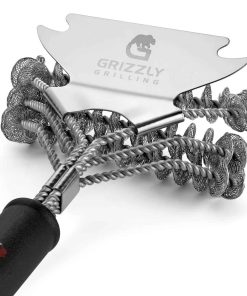 Cepillo y raspador para parrilla Grizzly Grilling -