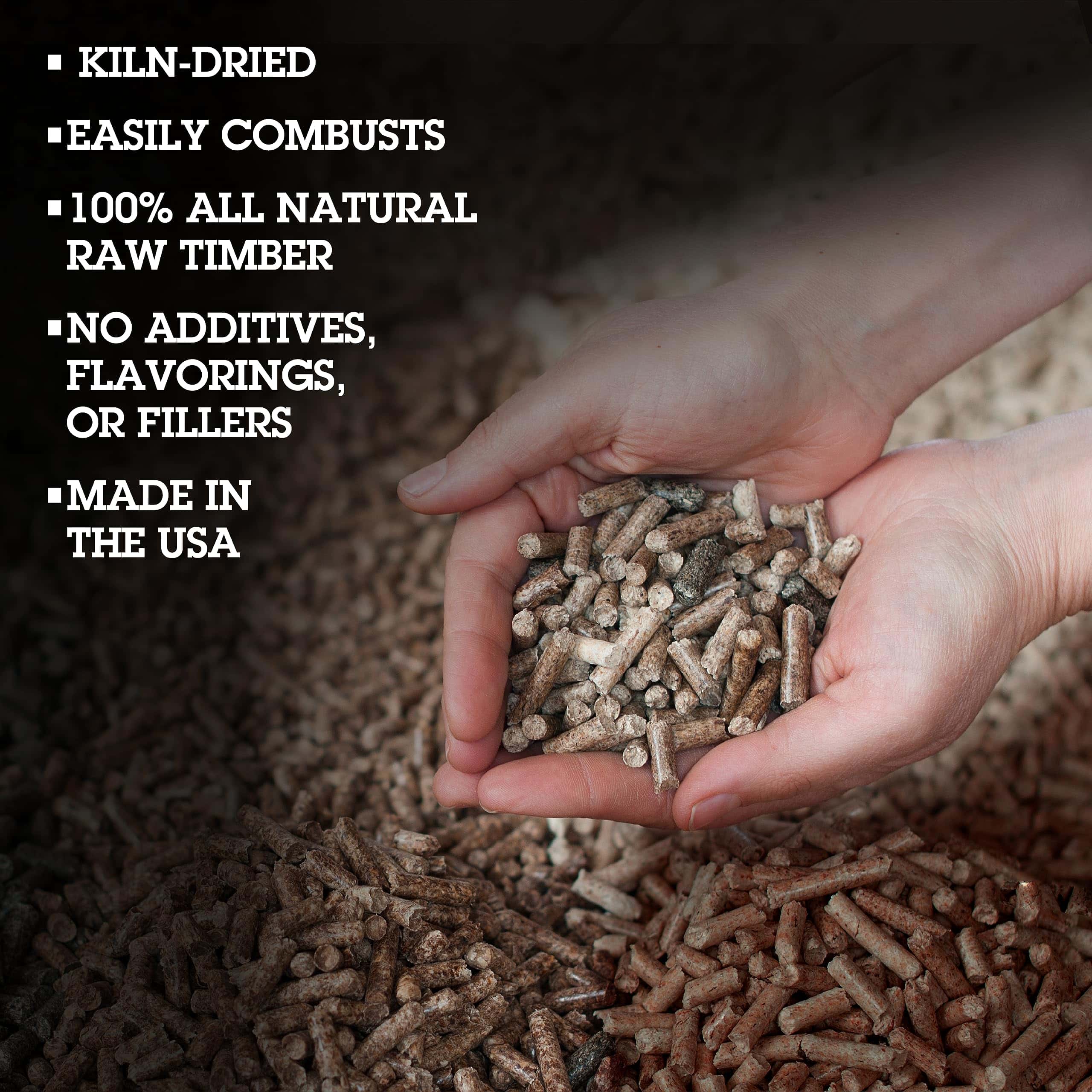 Camerons Smoking Wood Pellets (Hickory, 4 Pintas) - Pellets - Imagen 4