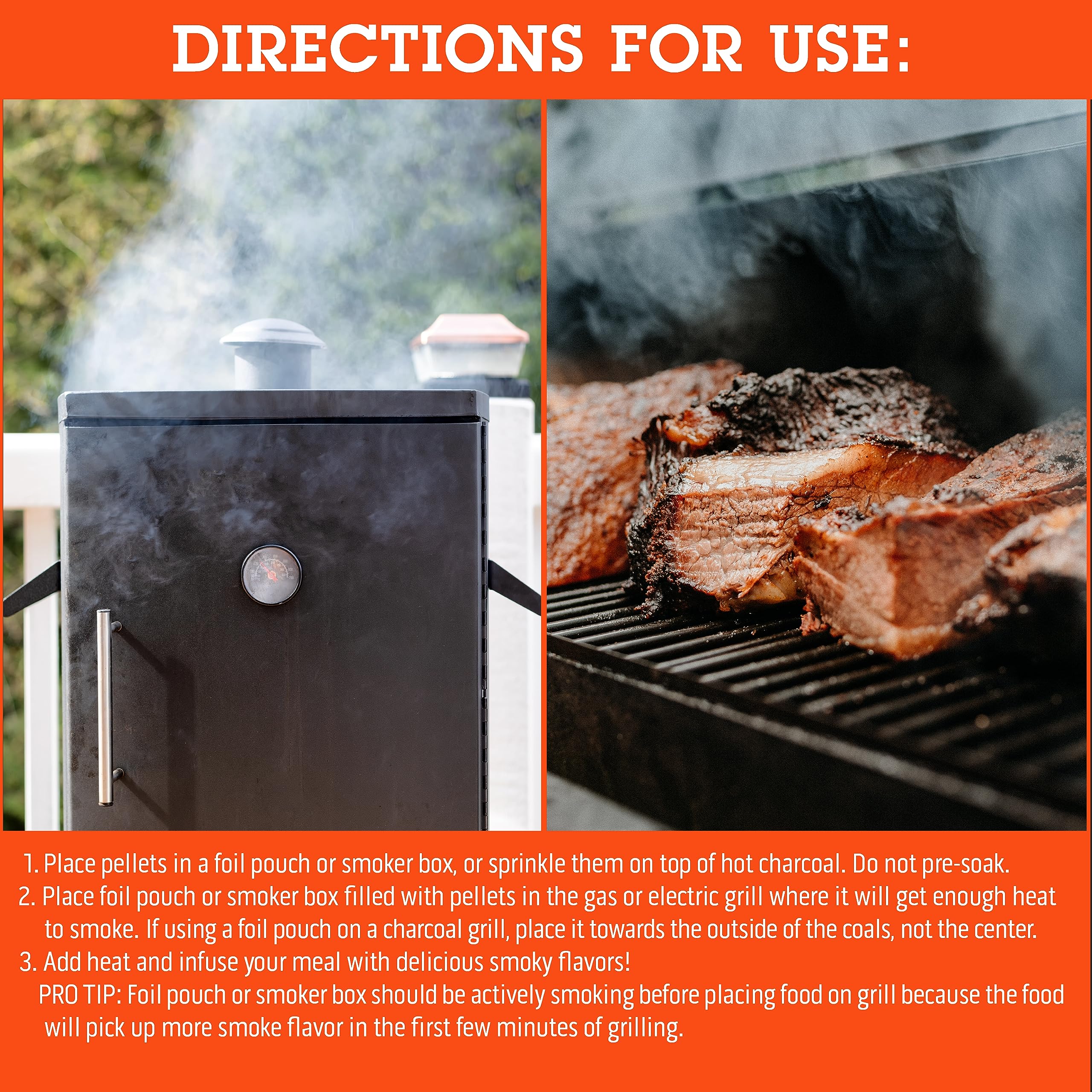 Camerons Smoking Wood Pellets (Hickory, 4 Pintas) - Pellets - Imagen 7