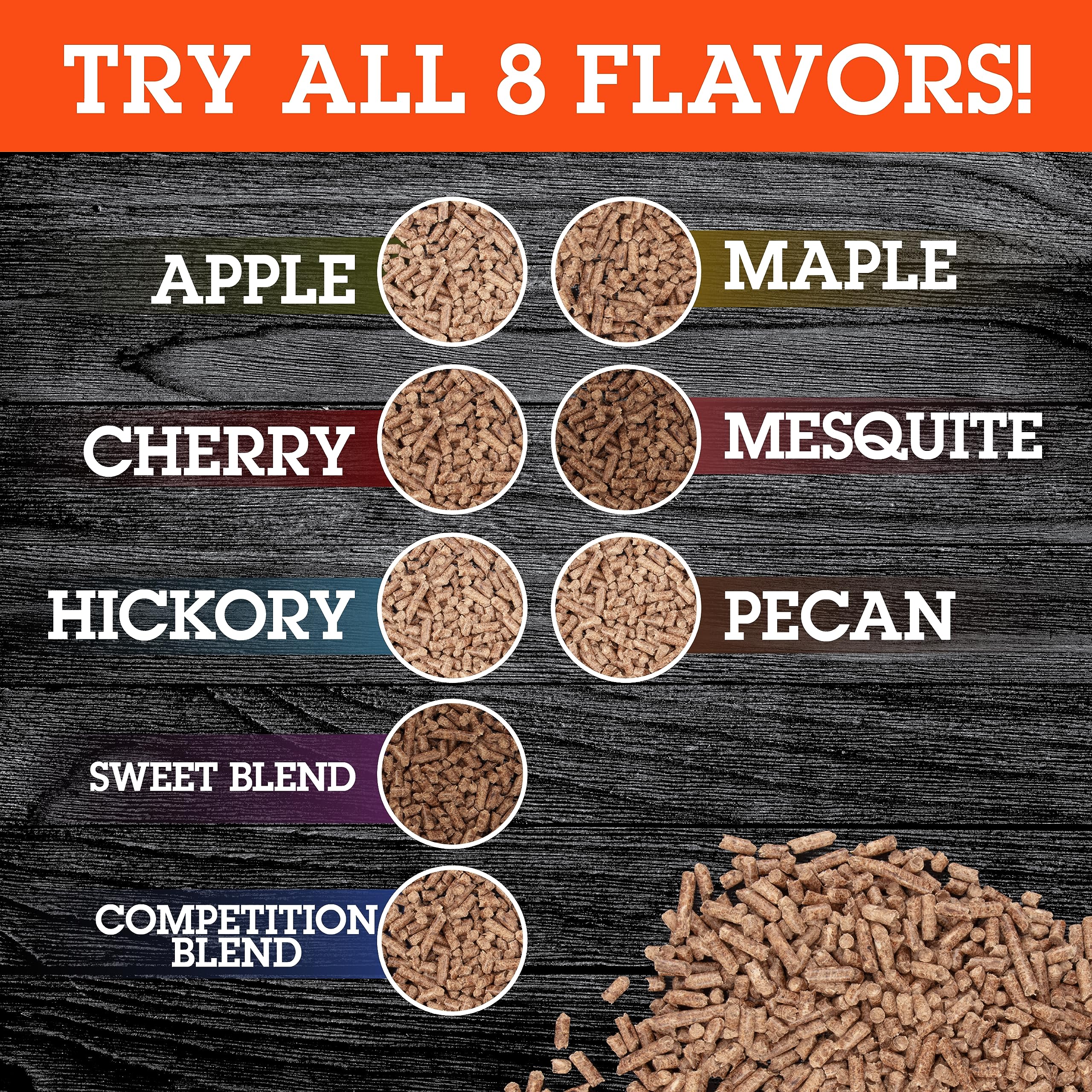 Camerons Smoking Wood Pellets (Hickory, 4 Pintas) - Pellets - Imagen 5