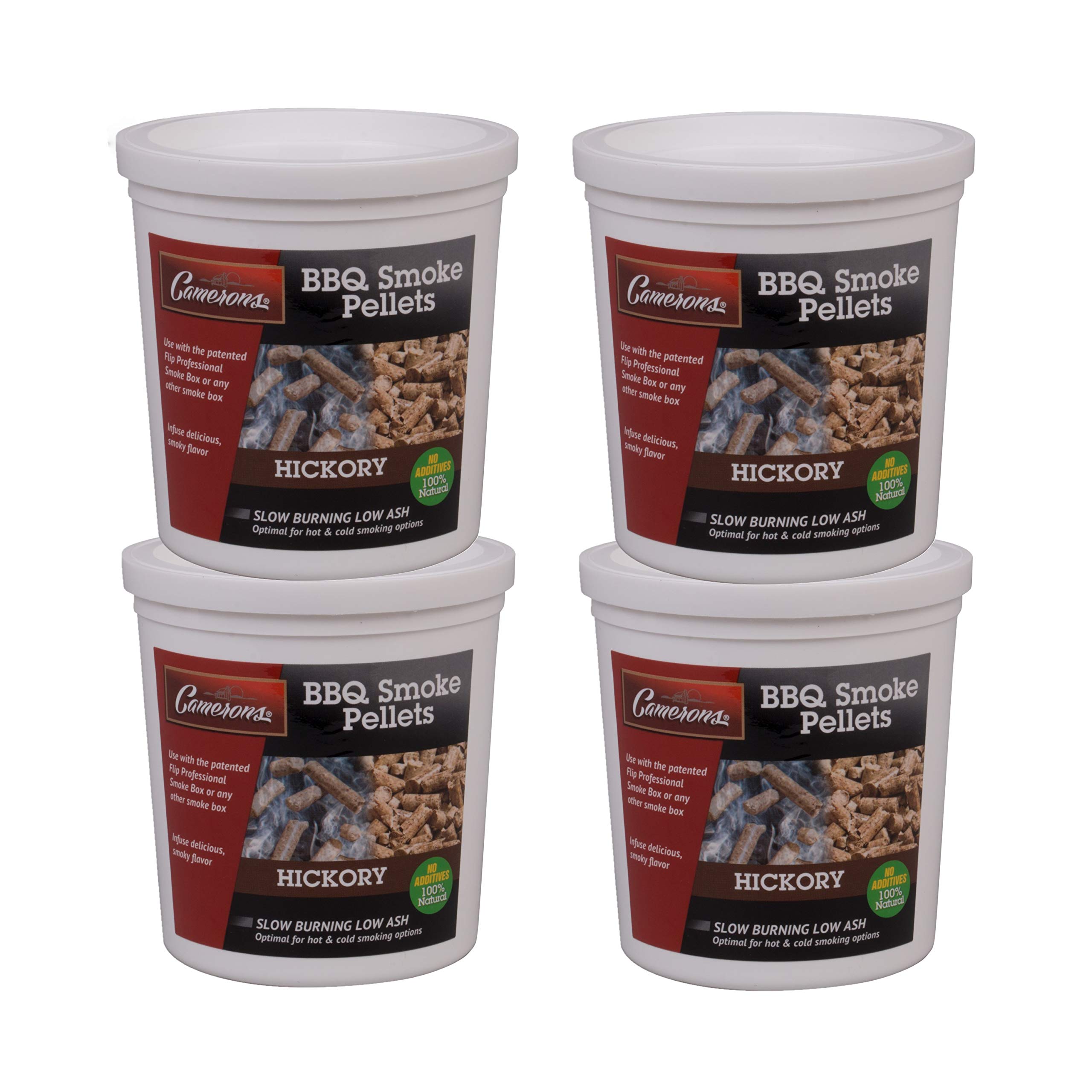 Camerons Smoking Wood Pellets (Hickory, 4 Pintas) - Pellets