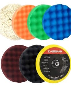 Kit de Almohadillas de Pulido y Encerado CASOMAN de 7