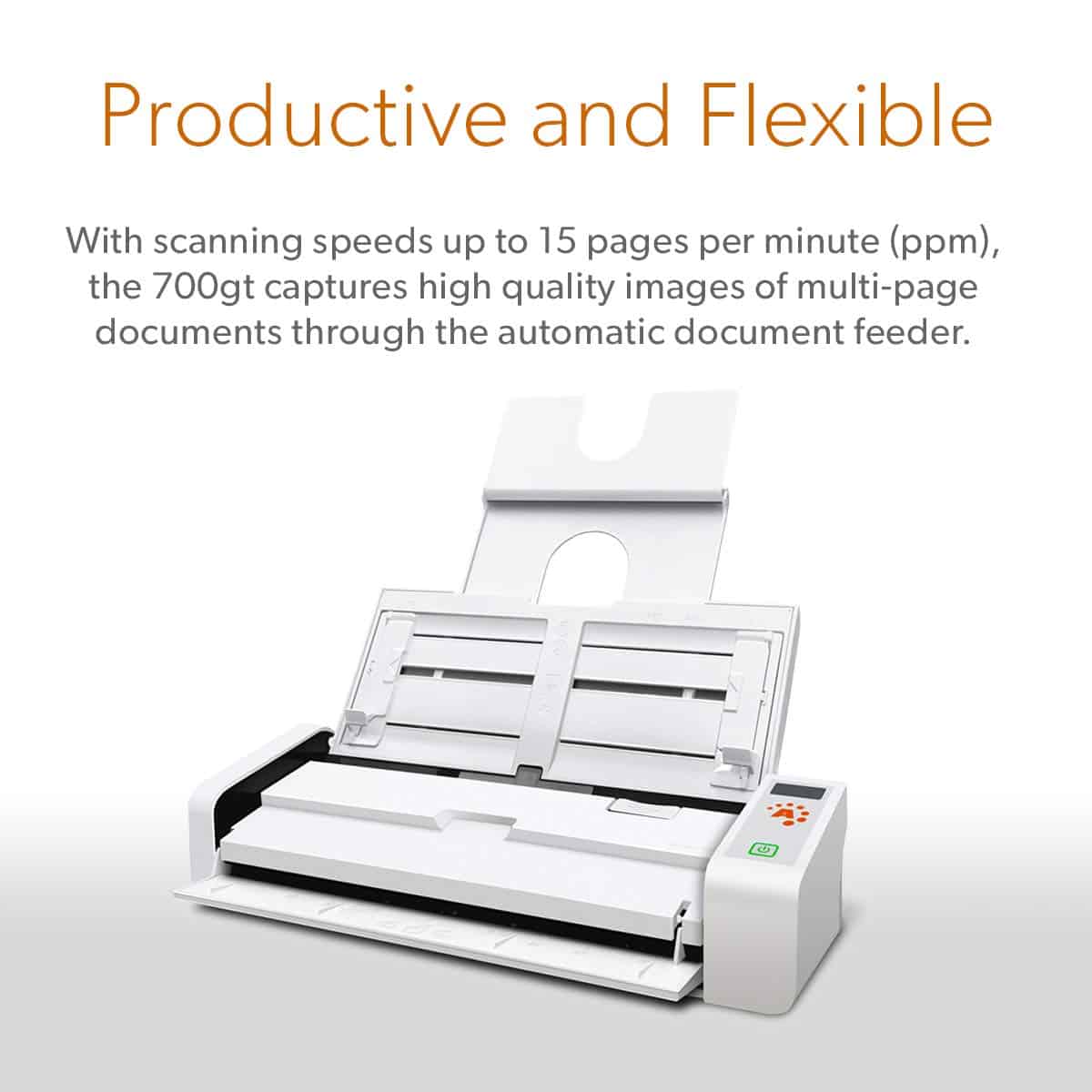 Escáner de documentos híbrido duplex Ambir nScan 700gt-AS - Imagen 4