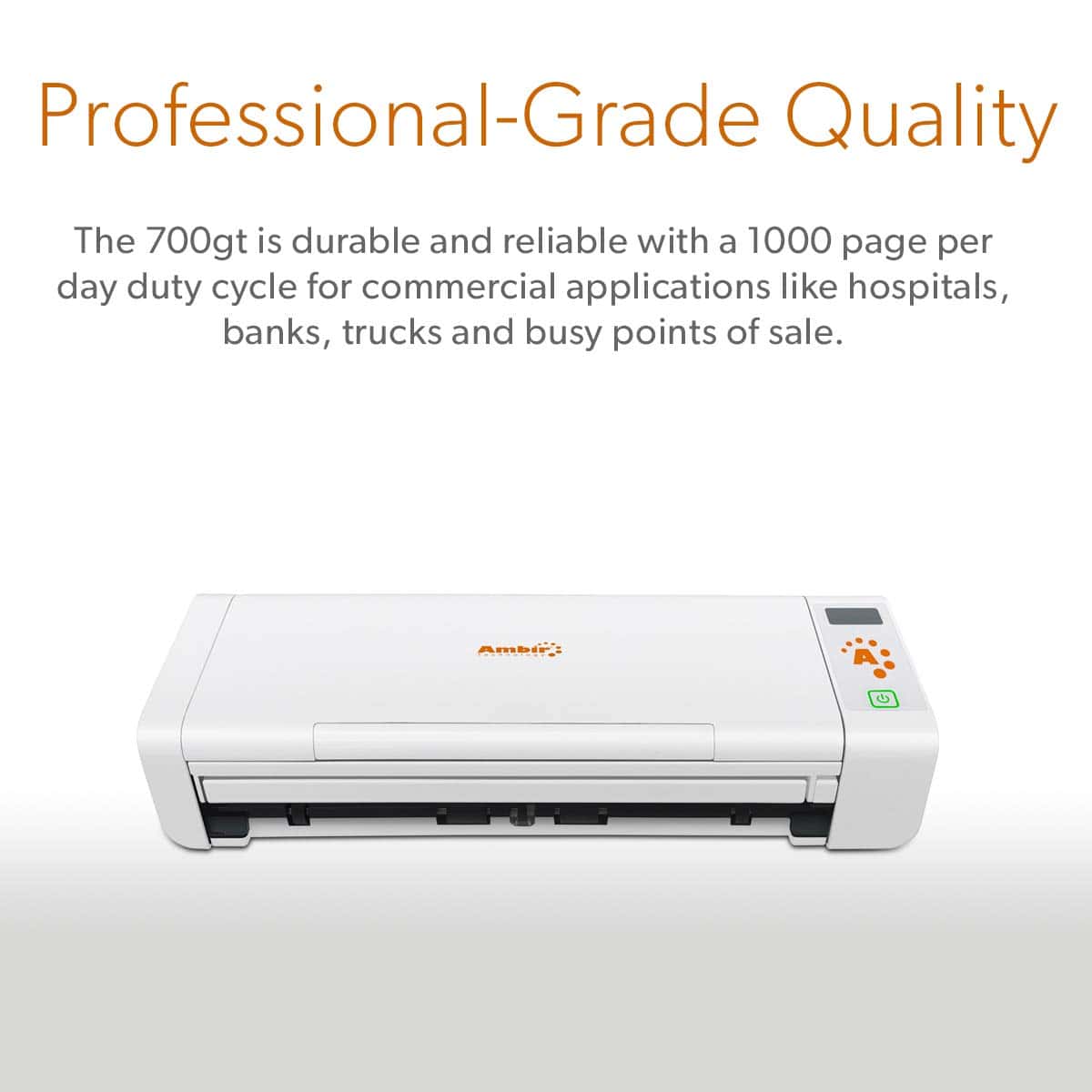 Escáner de documentos híbrido duplex Ambir nScan 700gt-AS - Imagen 5