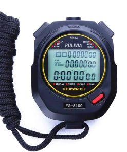 Cronómetro Deportivo PULIVIA con Memoria de 100 Vueltas,