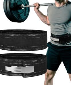 Cinturón de Levantamiento de Pesas Hawk Sports -Plata/Negro