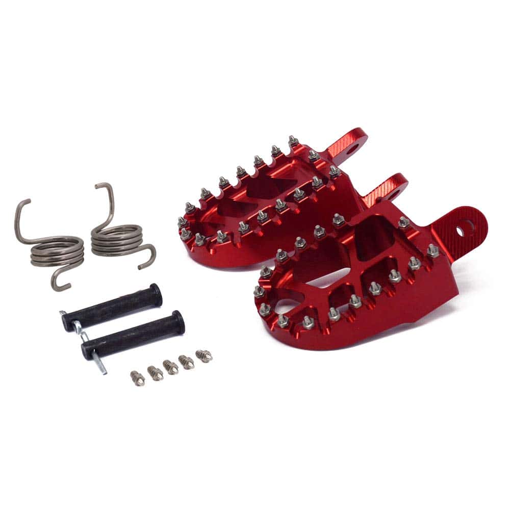 AnXin Reposapiés para Motocicletas Pedales de reposapiés - Imagen 6