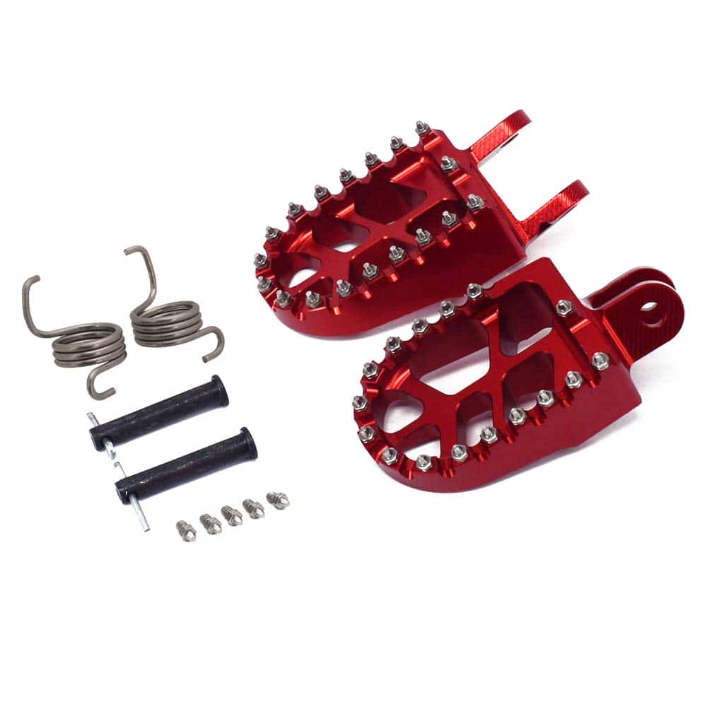 AnXin Reposapiés para Motocicletas Pedales de reposapiés - Imagen 5