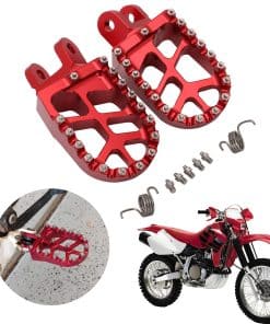 AnXin Reposapiés para Motocicletas Pedales de reposapiés