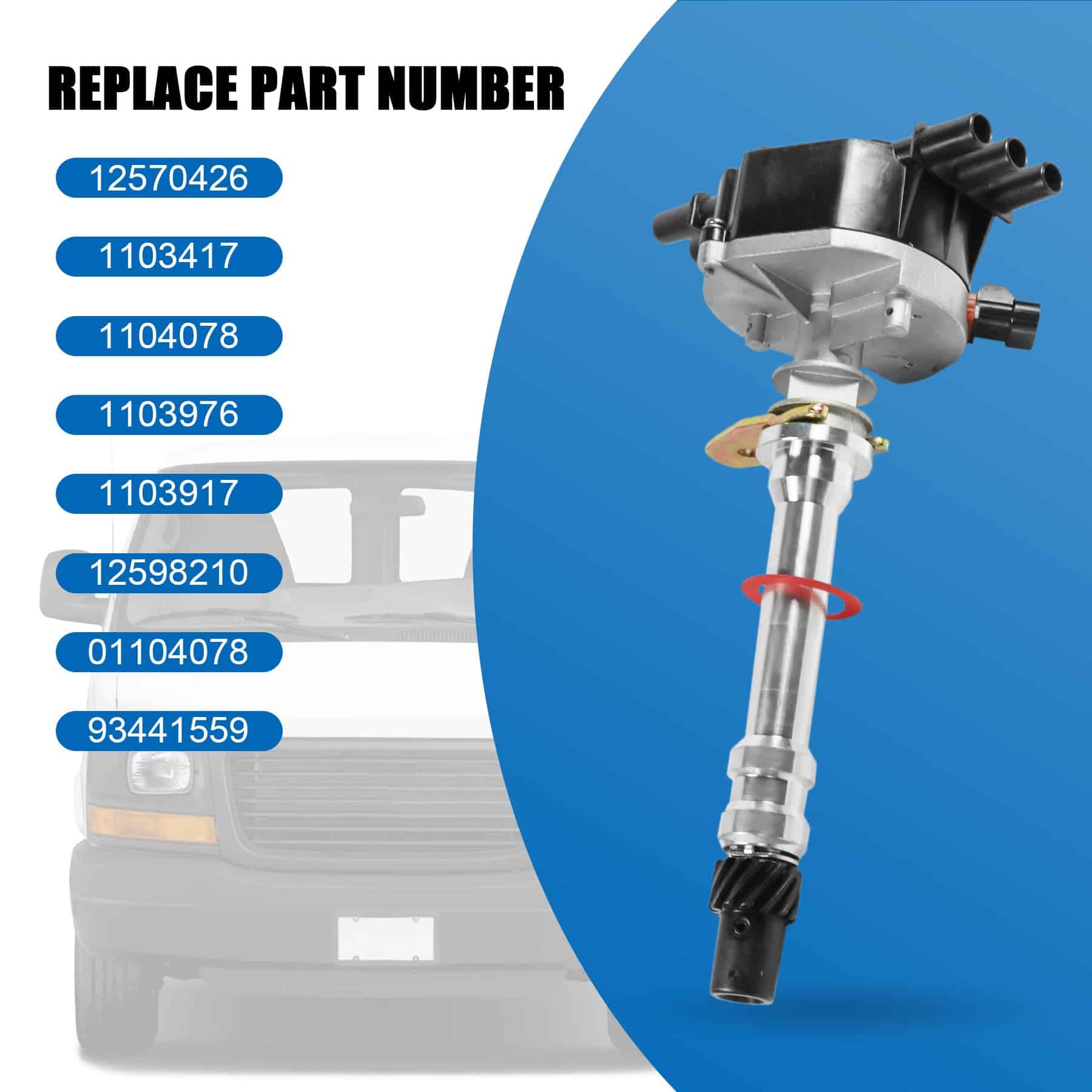 Distribuidor de Encendido Hei con Tapa y Rotor de Repuesto - Imagen 4