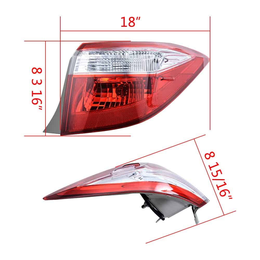 Ensamblaje de luz trasera de repuesto para Toyota Corolla - Imagen 4