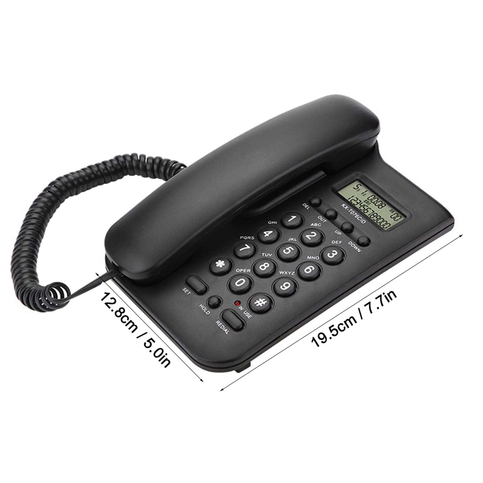 Teléfono Fijo Yoidesu KX-T076 con Identificador de - Imagen 8