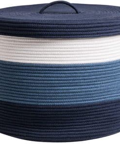 Canasta de almacenamiento extra grande de 20" -Azul Oscuro/T