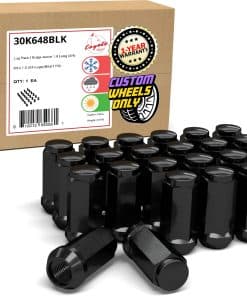 24 Pcs Tuercas de Seguridad Bulge Acorn 1.90" Largas