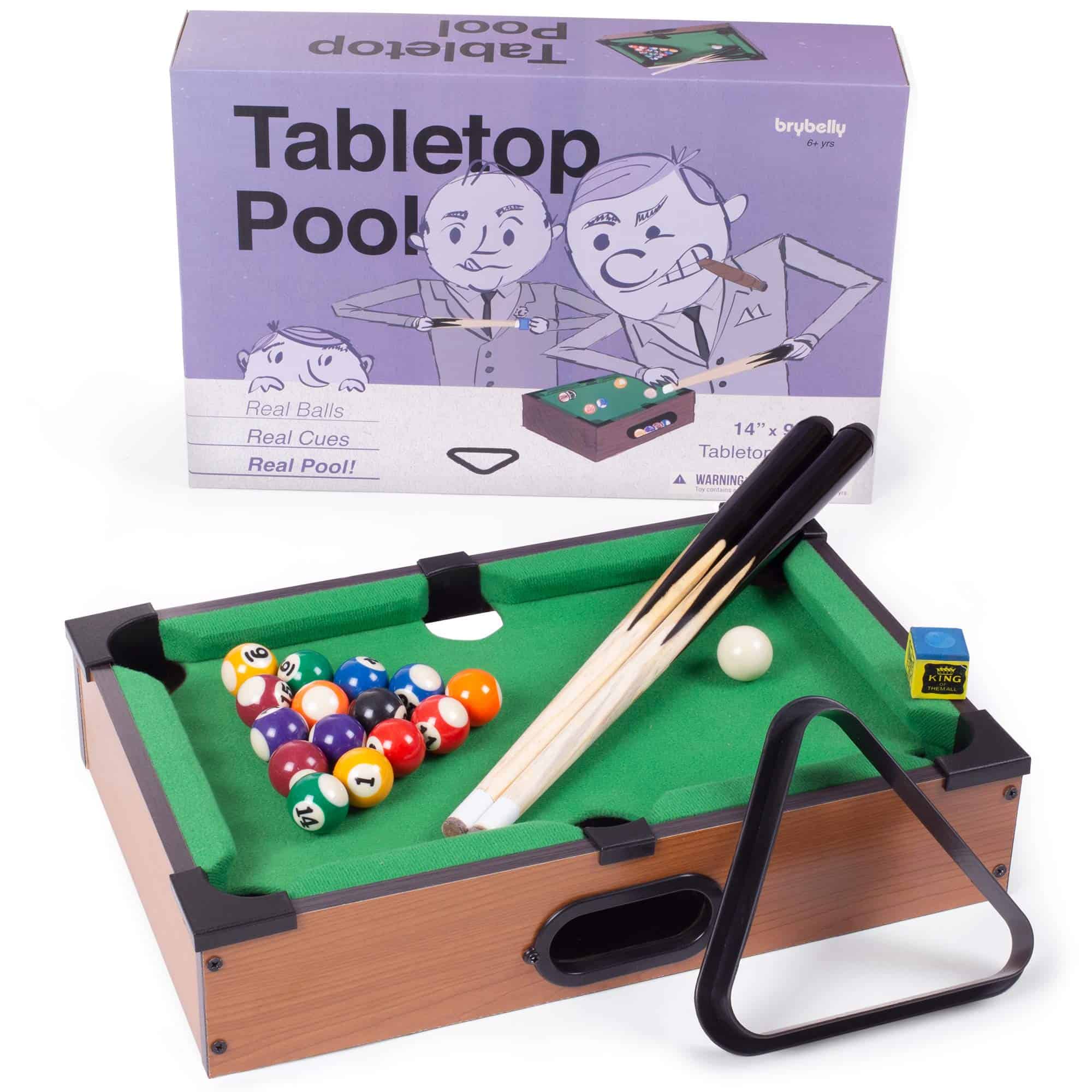 Juego de Billar de Mesa, Mini Mesa de Billar & Set de