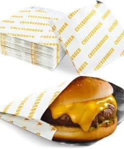 Envoltorios Vintage para Hamburguesas Anti Grasa Restaurant