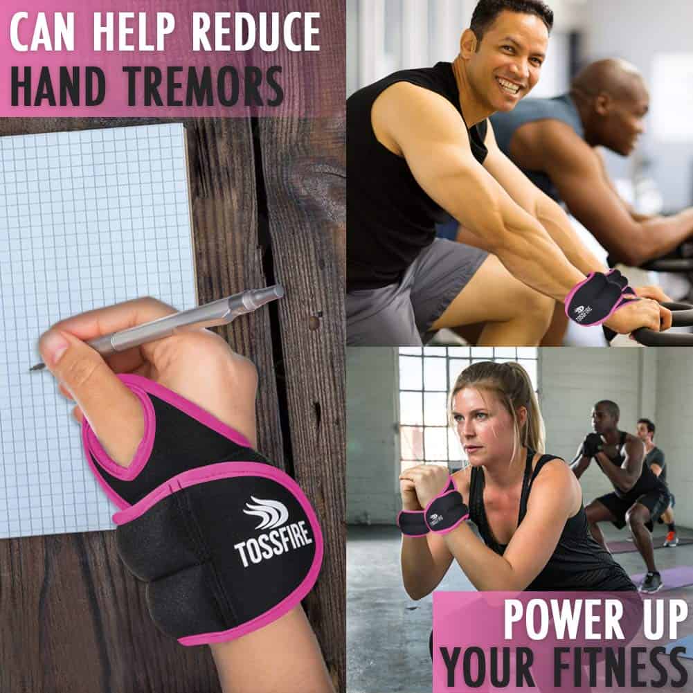 Par de Pesas para Muñeca de 2lb (1lb Cada Uno) con Orificio - Imagen 6