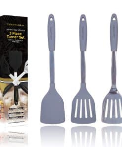 Set de espátulas de acero inoxidable gris - Incluye