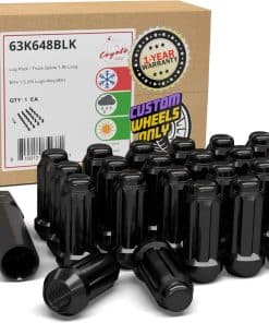 24 Pcs M14x1.5 14x1.5 Tuercas de Bloqueo de Estriado Largo