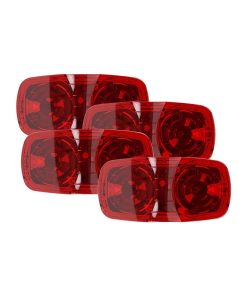 Luces de marcador lateral rectangular Abrams de 4" con 16