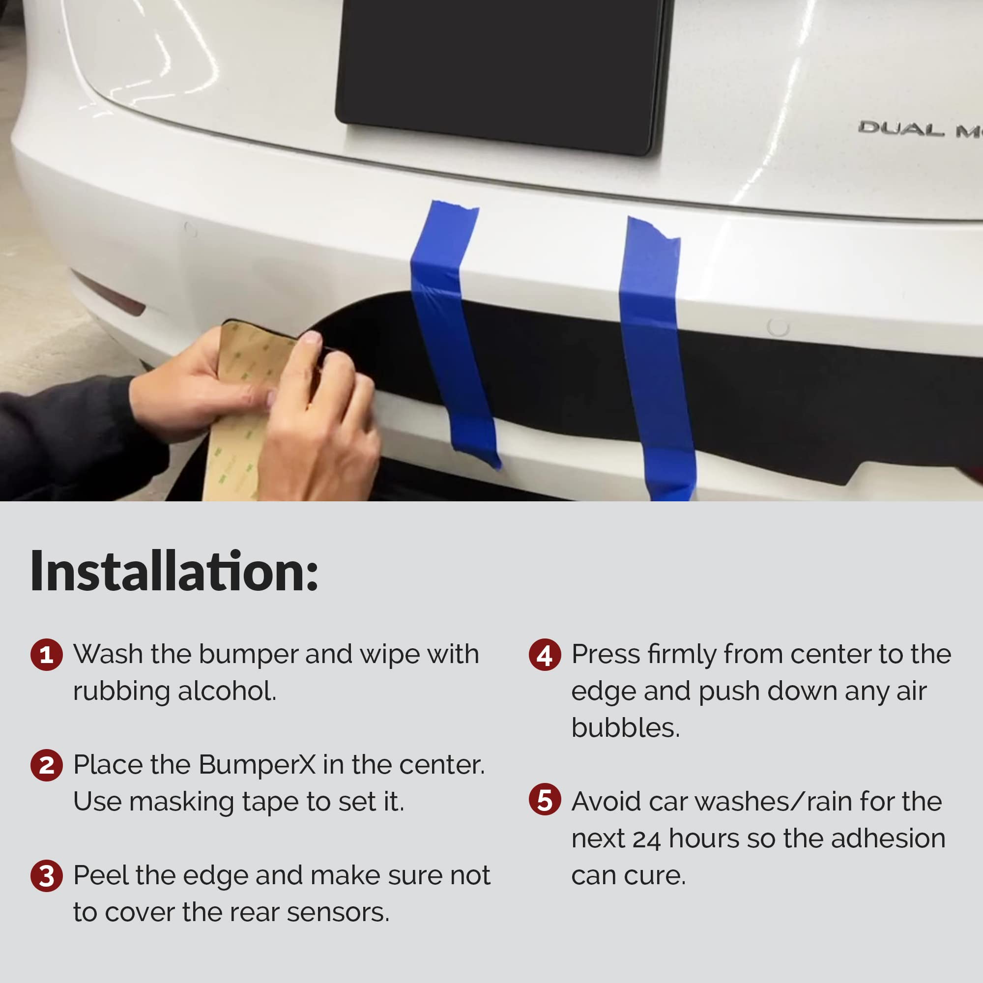 Protector de Paragolpes Trasero para Coche, Protector de - Imagen 8