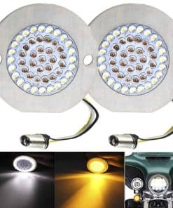 Kit de señales de giro LED planas estilo frontal de 3 1/4"