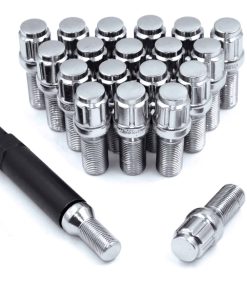 Set de 20 Pernos de Rueda 14x1.25 Cónico Cromado Asiento de