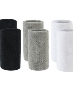 Yuyeran 3 Pares de Muñequeras Deportivas para Hombres y