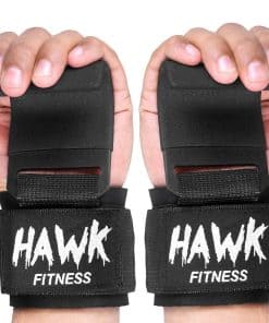 Ganchos para Levantamiento de Pesas Hawk Sports Black -