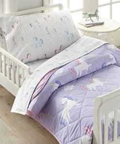 Juego de Cama para Niños de 4 Piezas Wildkin - Edredón de
