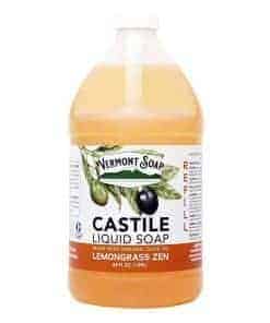 Jabón de Castilla de Lemongrass Zen de Vermont, Jabón