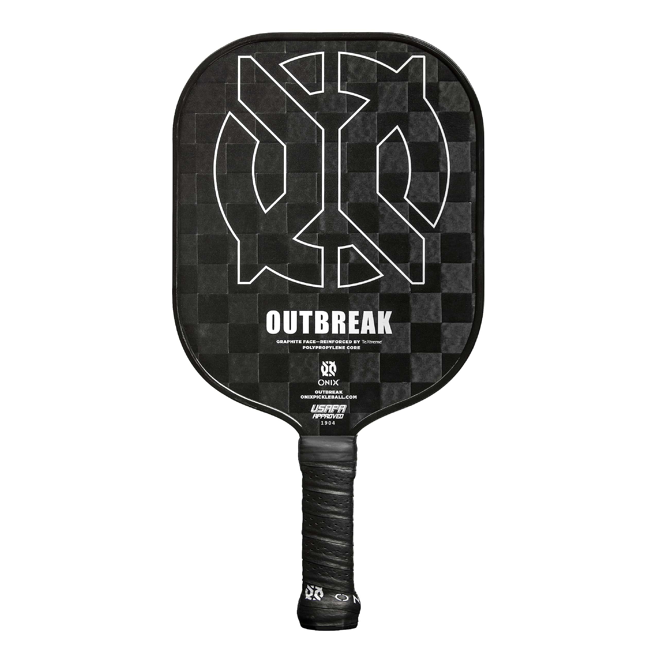 Pala de Pickleball ONIX KZ6500-BLK. Reforzada con